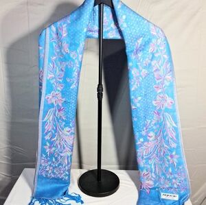 Beautiful Pashmina Cashmere Long Jacquard/Floral Patterned Scarf/Shawl/Wrap
